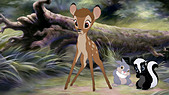 bambi-thumper--flower-the-skunk-bambi-ii