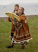 Koryak native people of Ossora village from Kamchatka peninsula Stock ...