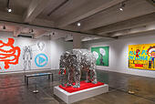 Gallery in the Andy Warhol Museum, Pittsburgh, Pennsylvania, USA - Stock Image
