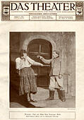Berg, Alban - Wozzeck photo from Berlin premiere with Leo Schutzendorf as Wozzeck and Sigrid Johanson as Marie. Premiere was Dec 1925. Front page review in Das Theater January 1926. Austrian composer. 1885-1935. - Stock Image