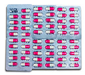 top-view-of-colorful-antibiotic-capsules